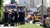 Six hurt as shots fired at tourist bus in France