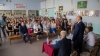 Prime minister Pavel Filip visits high school and kindergarten of Dorotcaia