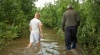 Water streams have damaged Iargara village. Over 30 households flooded