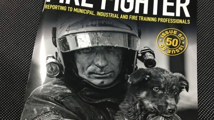 Firefighter from Moldova who got on US famous magazine front-page 