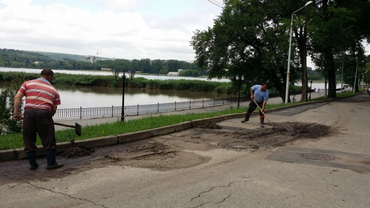 Chisinau City Hall informs about DAMAGES done by rainstorm (PHOTO)