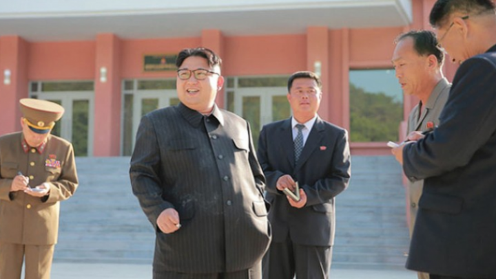 North Korean leader caught smoking during anti-smoking drive