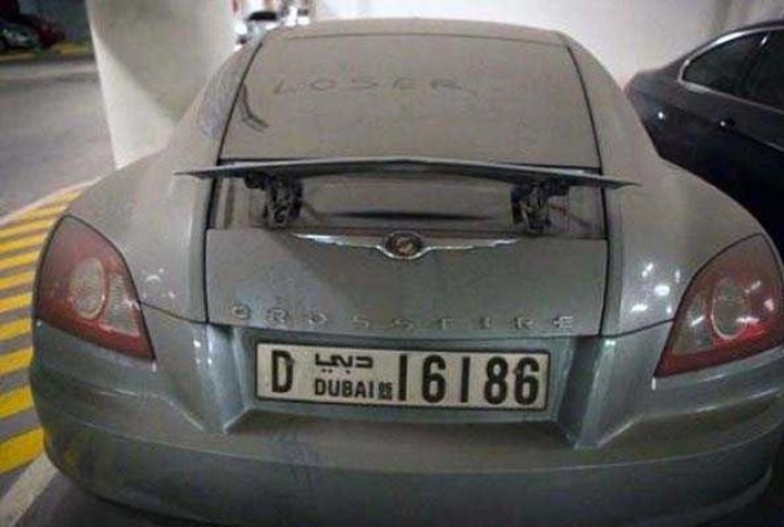 Why would wealthy Arabs leave their fancy sport cars to get covered in dust? (PHOTO)