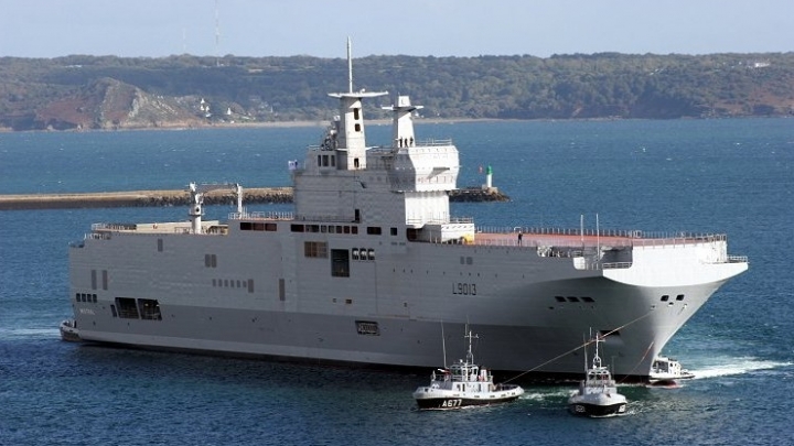 First French Mistral arrives in Egypt. It was once meant for Russia