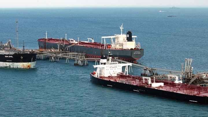 EXPORT BOOST. International tankers help ship Iran's oil