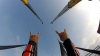 Human catapults reach 200 kmph in a second thrown from a huge slingshot