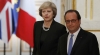 France's president hints no delay should be admitted in Britain's leaving EU