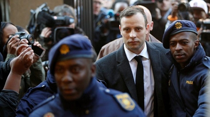 Oscar Pistorius is sentenced to SIX YEARS for killing Reeva Steenkamp  