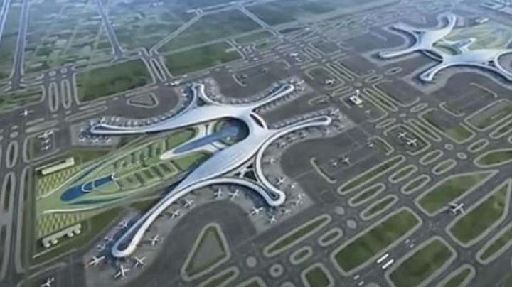 China will build a 7.6 billion USD airport that will handle 90 million passengers a year