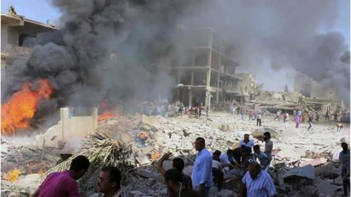 Massive bombing in Kurdish city in north-east Syria kills 44 people