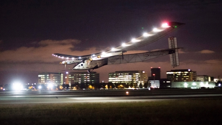 First solar-powered aircraft reaches Abu Dhabi, completing journey around world