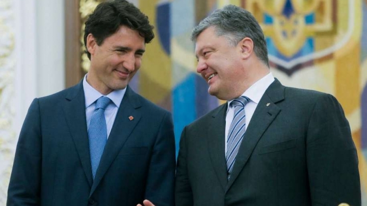 Canada's Justin Trudeau says in Kyiv Russia wasn't 'positive partner' in implementing Minsk agreements