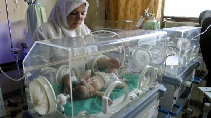 Eleven prematurely born babies were killed in a fire at a Baghdad maternity 