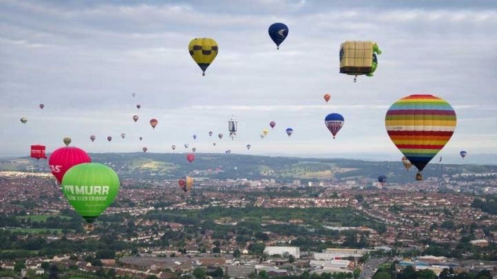 Musical performance at Bristol Balloon Festival 