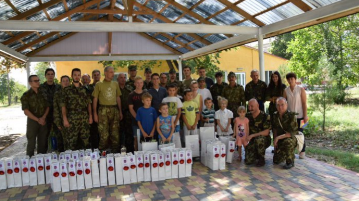 Carpineni village boarding school donations made by Romanian association