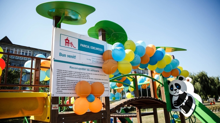 "Edelweiss Parks", a new campaign launched for improving childhood started in Ialoveni and Hancesti 