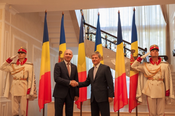 First visit of Romanian prime minister Dacian Ciolos in Moldova