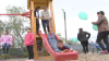 "Village of the Future" project: Edelweiss Foundation sets new playground in Grozesti village