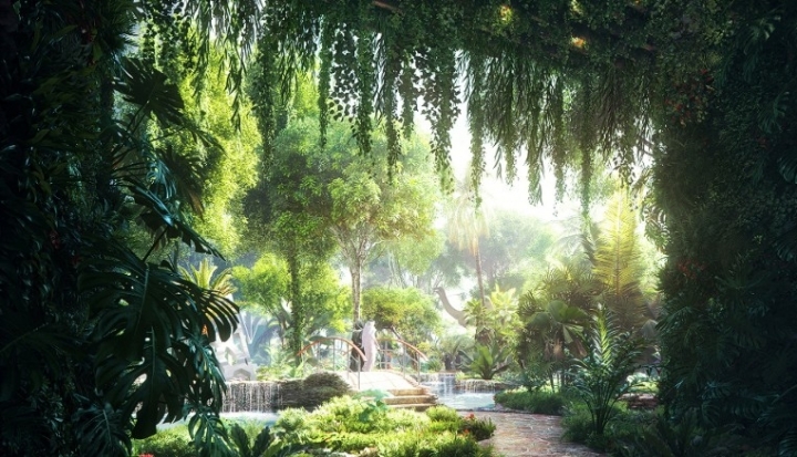 Latest megaproject in Dubai: Building a high-tech rainforest inside a hotel