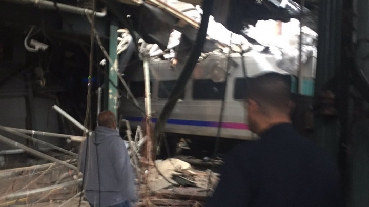 Hoboken train crash: 'Three dead' and more than 100 people injured after NJ Transit train derails