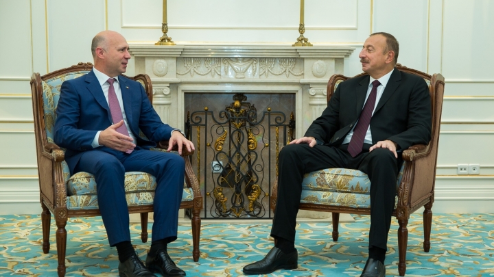 Prime minister Pavel Filip met president of Azerbaijan, Ilham Aliev