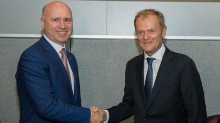 Tusk tells Filip EU will back Moldova in carrying out its European aspirations