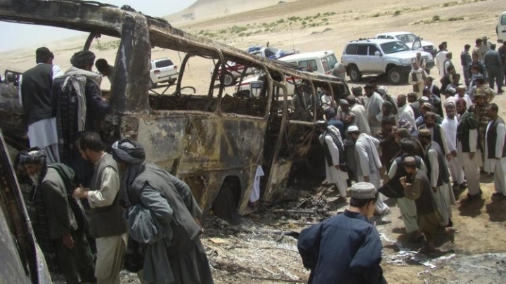 At least 36 persons lost their lives in bus collision in Afghanistan