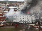 England's oldest hotel has collapsed after huge fire