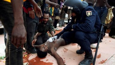 Hundreds of asylum seekers assaulted Spanish enclave in Africa