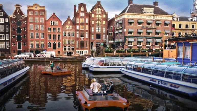 Self-driving boats to be launched in Amsterdam 