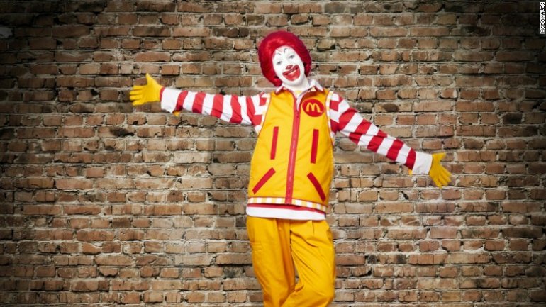 Ronald McDonald to limit his appearances after clown sightings in USA