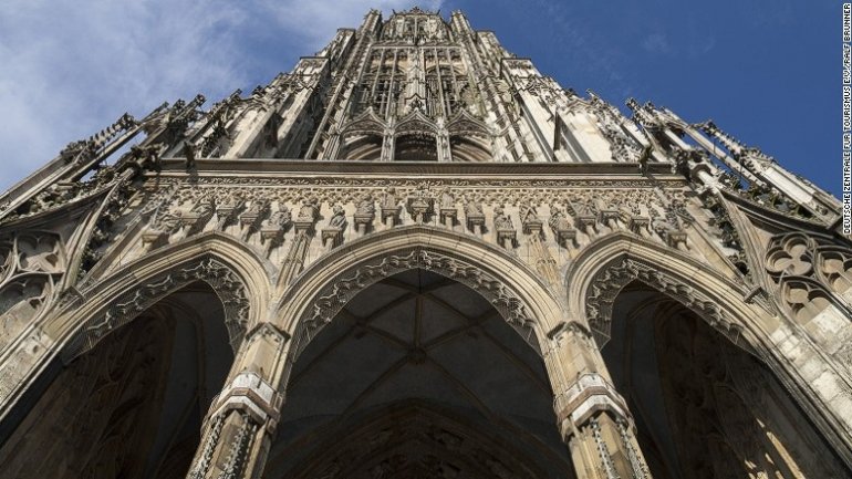 Urine is eroding the world's tallest church tower