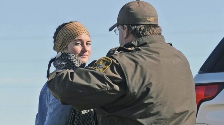 Actress Shailene Woodley arrested during pipeline protest