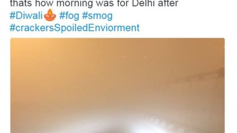 Angry Indians tweet after Diwali fireworks choke Delhi