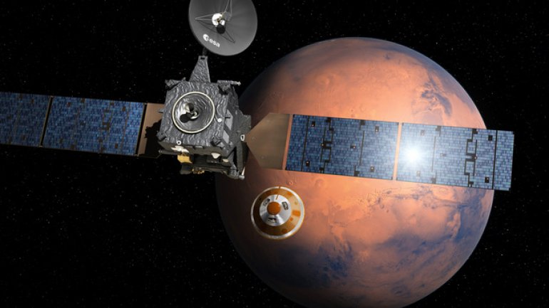 European space probe starts three-day descent to Mars