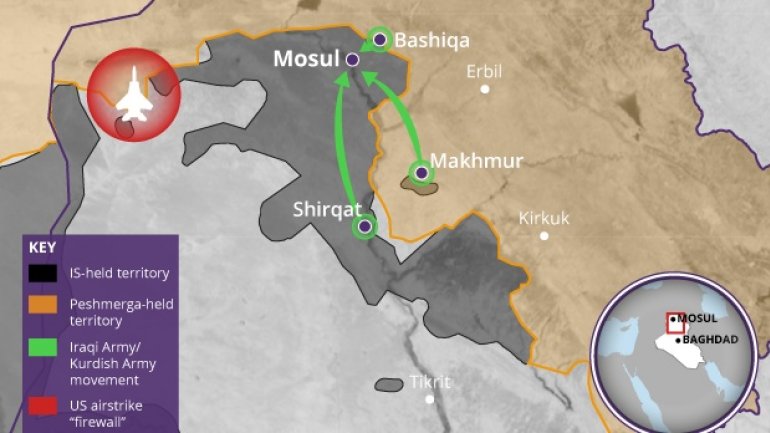 BATTLE FOR MOSUL. Shi'ite militias start attack from west