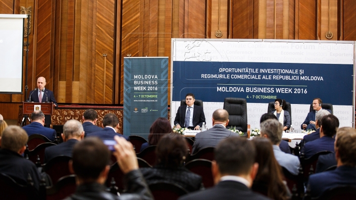 Moldovan PM attends economic forum "Moldova Business Week" (Photos)