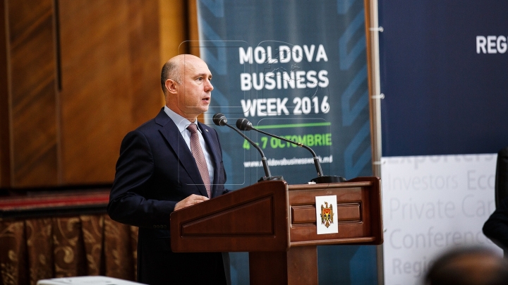 Moldovan PM attends economic forum "Moldova Business Week" (Photos)