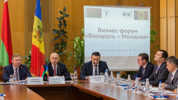 Moldovan, Belarusian premiers urge business people to boost cooperation