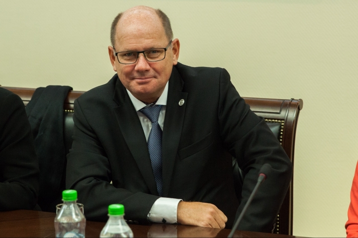 Moldovan Prime Minister Pavel Filip meets Swedish speaker, Urban Ahlin