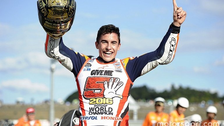 Marc Marquez wins third MotoGP crown in Motegi, Japan