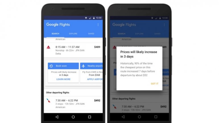 Google Flights will now help you find cheaper tickets