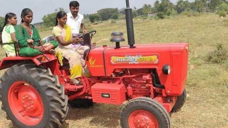 In India, you can order a tractor, as you do a Uber driver