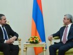 Moldovan foreign minister received by Armenian president