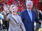 US Election: Clinton votes in New York with husband Bill