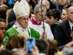 Pope Francis gives homeless people VIP seats at special Vatican mass