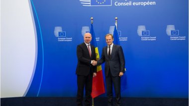 Moldovan PM meets with President of European Council, Donald Tusk