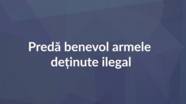 Moldovan police unfold campaign on surrendering firearms free
