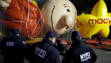 New York using sand-filled trucks to protect Thanksgiving parade