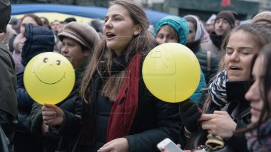 DA Party and unionists protest against results of presidential elections (PHOTOREPORT)